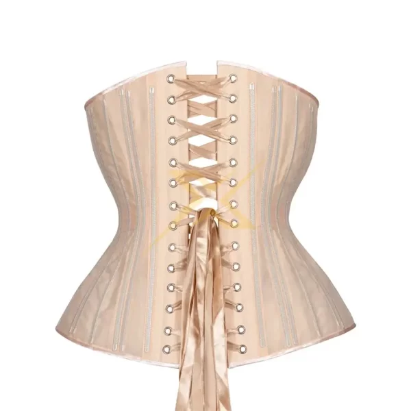 Best Top Sale 2024 Customized Corset Wholesale Best Design High Quality Corset Mesh Under and Over Bust Short Nude Mesh Corset 2