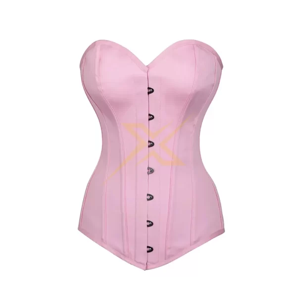 Genuine Double Steel Boned Tight Shapewear Gothic Cotton Corset 1