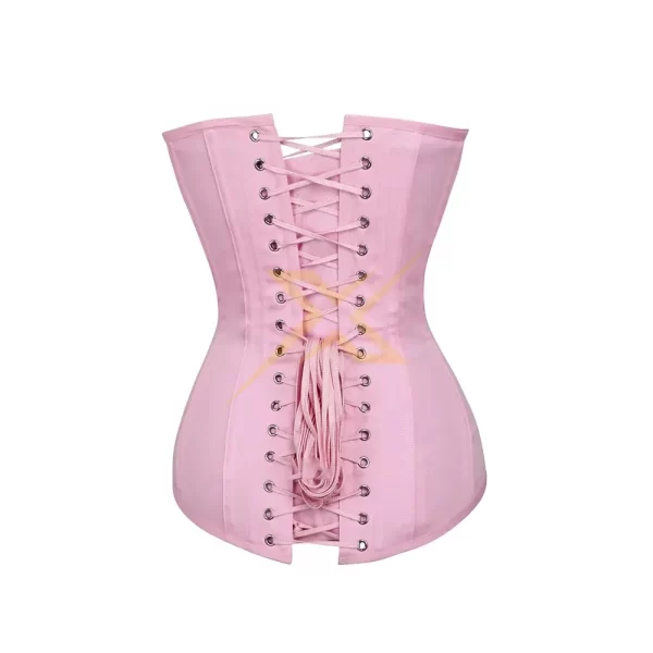 Genuine Double Steel Boned Tight Shapewear Gothic Cotton Corset 2