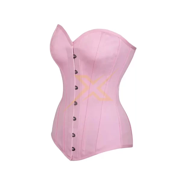 Genuine Double Steel Boned Tight Shapewear Gothic Cotton Corset 3