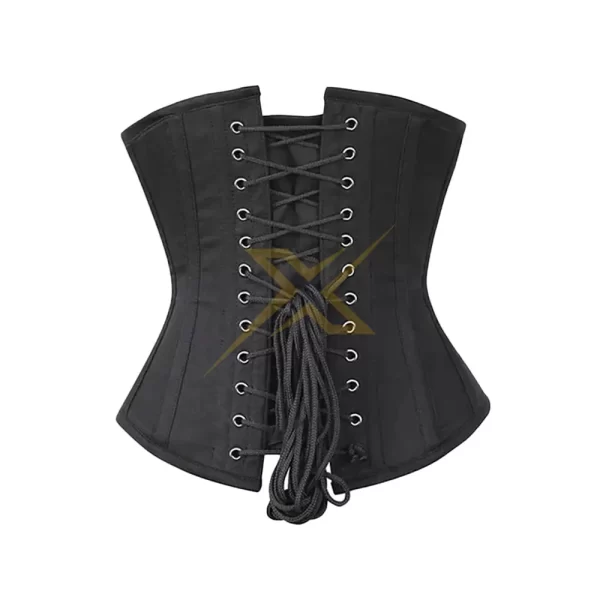 Long Line Black Waist Shaper High Quality Cotton Corset 2