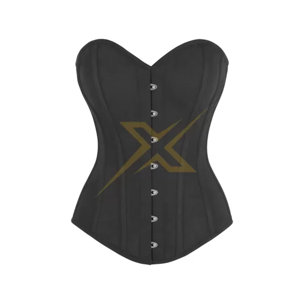 Womens Steampunk Heavy Duty Steel Boned Cotton Corset 1