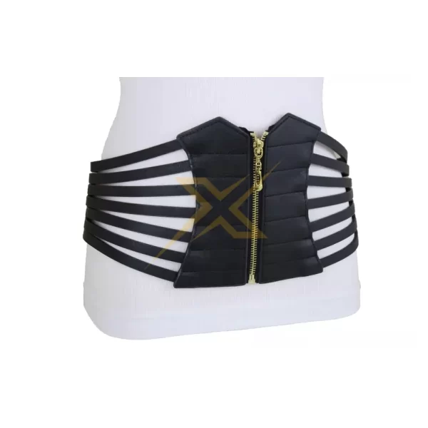 0028 Comfortable Adjustable Wide Body Leather Belt New Trendy Fashion Premium Quality Design Womens Belt New 6