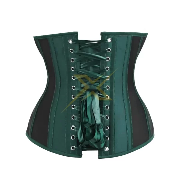High Quality Factory Price Vintage Under Bust Genuine Satin fabric Material Womens Fashion Wears High quality Corset 2