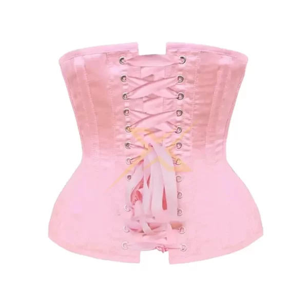 Over Bust Corset 26 Heavy duty Steel Boned Corset Top Women Genuine Satin top Corset 2