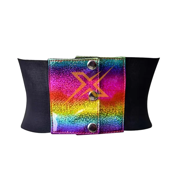 Rainbow Cincher Womens Waist Trainer Plus size Body Shapewear Underbust Waist Wide Instant Shape PVC Hollo Corset belt 3