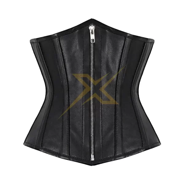 Womens Heavy Duty Steel Boned Waist Training Underbust Corset 3