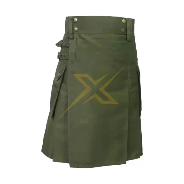 Ladies Pure Cotton Utility kilt Women Skirt 2