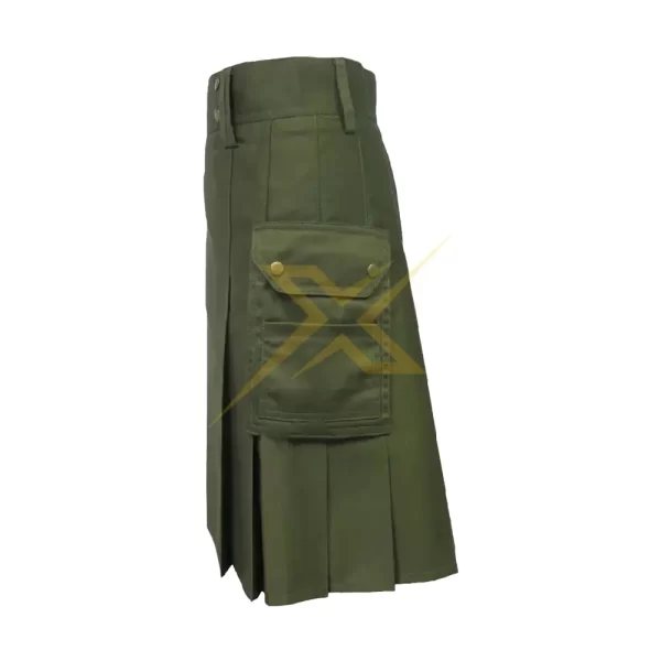 Ladies Pure Cotton Utility kilt Women Skirt 3
