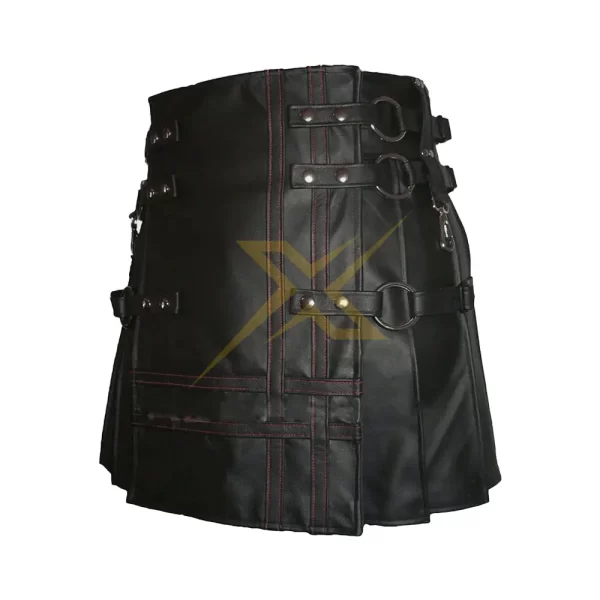 Mens Genuine Leather Heavy Kilt 1