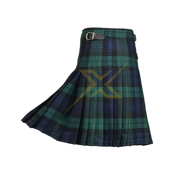 Mens Pure Tartan Kilt 8 Yard Traditional Kilt 1