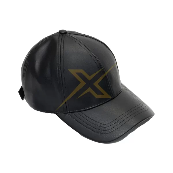 Women Genuine Sheep Adjustable Leather Cap 2