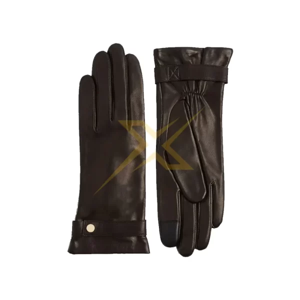 Womens Genuine Soft Leather Gloves 1