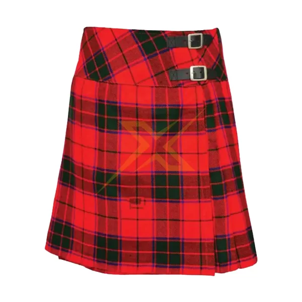 Womens Short Tartan Kilt 1
