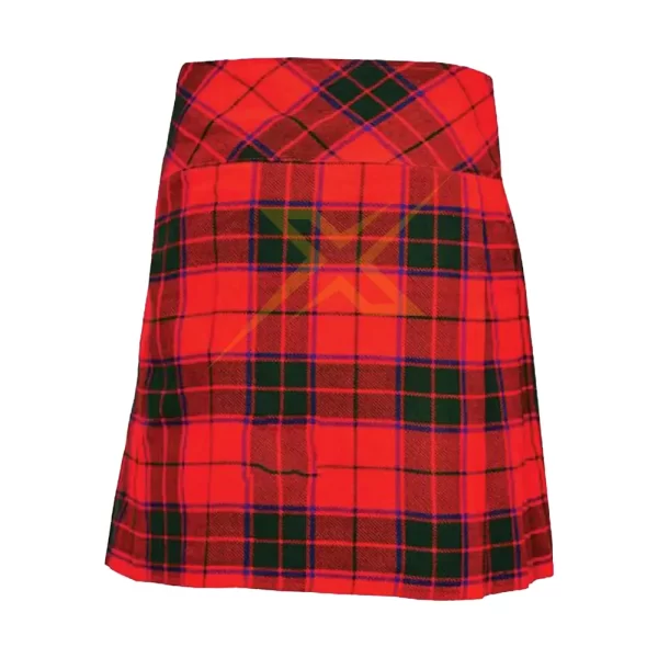 Womens Short Tartan Kilt 2