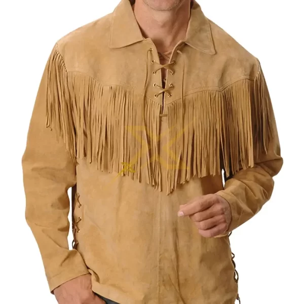 019 Mens Genuine Mountion Man Leather Jacket Shirt 2