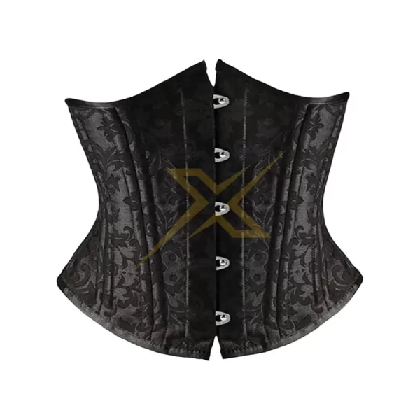Womens Sexy Brocade Heavy Duty 26 Steel Boned Waist Trainer Brocade Overbust Corset 1
