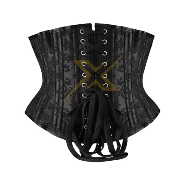 Womens Sexy Brocade Heavy Duty 26 Steel Boned Waist Trainer Brocade Overbust Corset 2