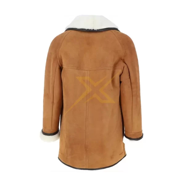 009 Mens Sheepskin Genuine Shearling Coat 1